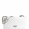 Bags * | Keillah Shoulder Bag Synthetic Guess Clearance White