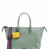 Bags * | Gbowling Plus Handbag Grained Calfskin Gabs Clearance Green