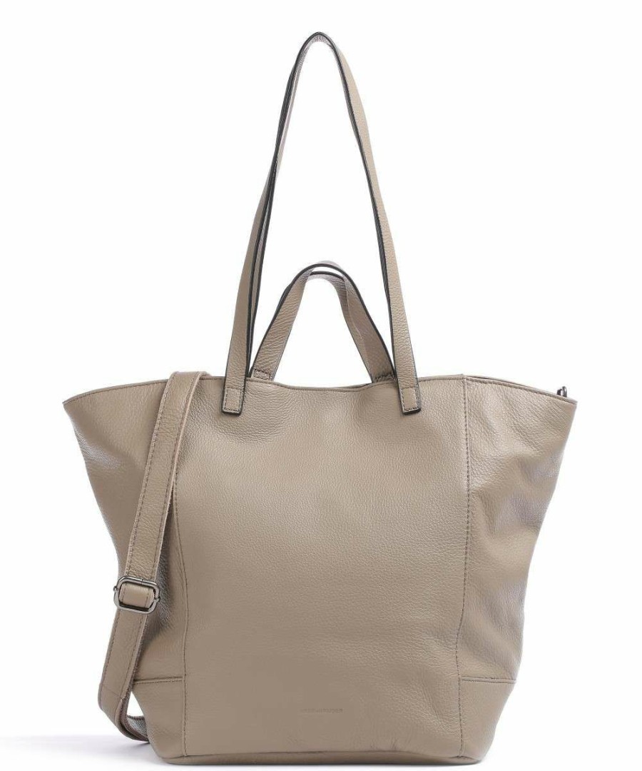 Bags * | Oblivia Tote Bag Nappa Leather Fredsbruder Low Price Taupe