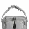 Bags * | Silky Helena Crossbody Bag Grained Leather Nunoo Sale Online Grey