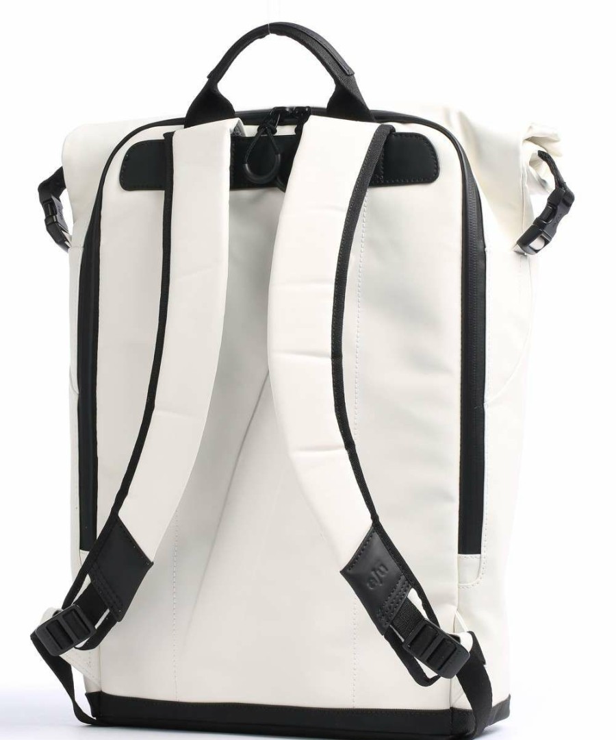 Backpacks * | Japan Nishi Fukui Nishi Backpack 15 Organic Cotton Aunts & Uncles Promotion White