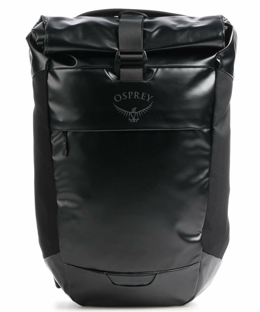 Backpacks * | Transporter Roll Rolltop Backpack 16 Recycled Polyester Osprey Cheap Black