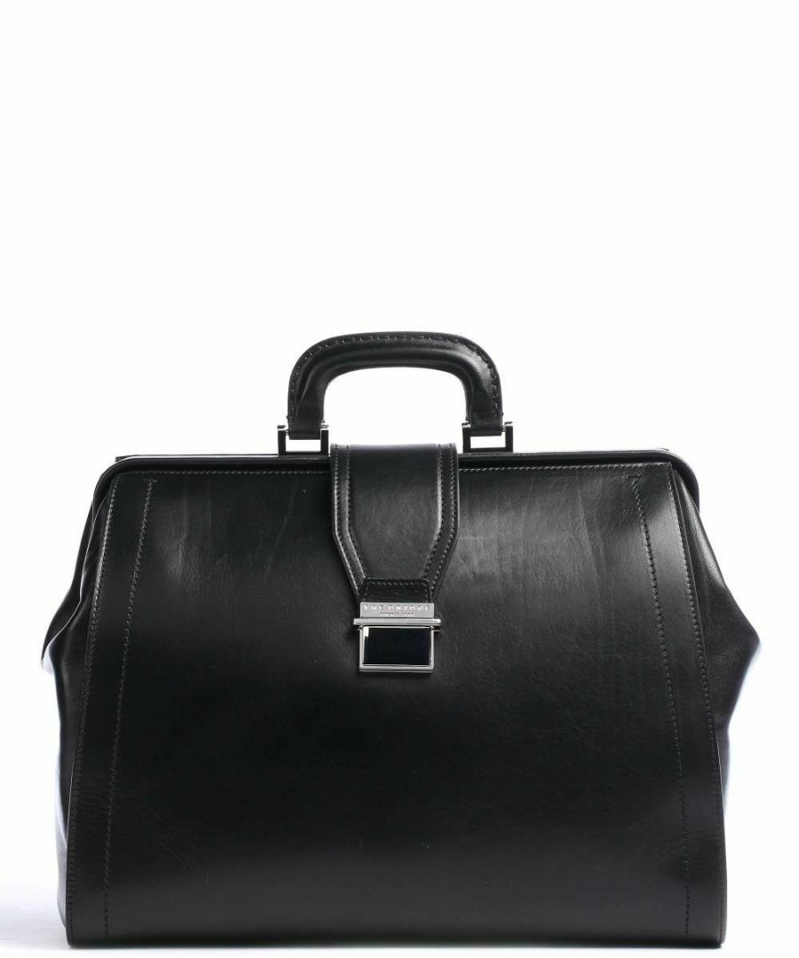 Business & Laptop * | Dante Briefcase 13 Cow Leather The Bridge Best Sellers Black