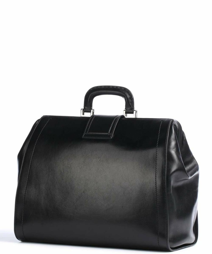 Business & Laptop * | Dante Briefcase 13 Cow Leather The Bridge Best Sellers Black