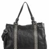 Bags * | Tote Bag Fine Grain Cow Leather Campomaggi Cheap Black