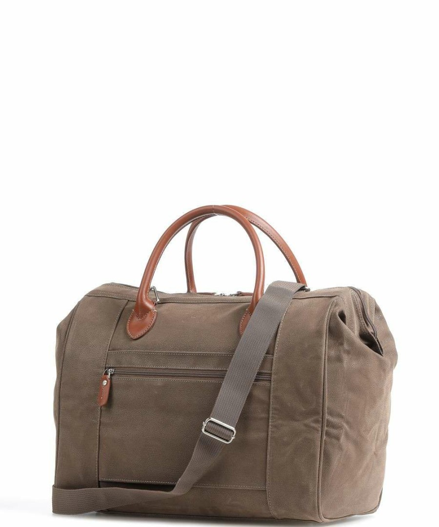 Business & Laptop * | Uppsala Soft Doctors Bag Polyester Jump Opening Sales Brown