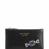 Accessories * | Gala Stone Wallet Saffiano Leather Kate Spade New York Cheap Black