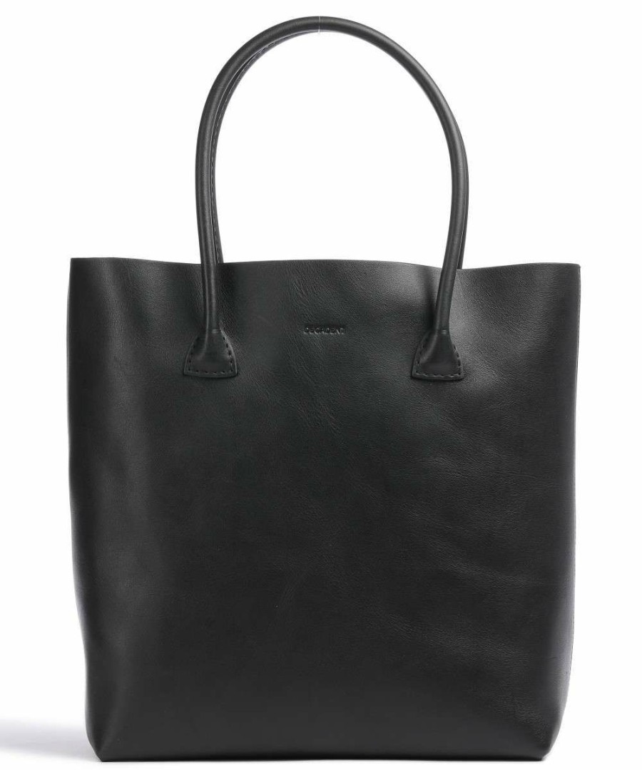 Bags * | Elsa Tote Bag Leather Decadent Copenhagen Best Sellers Black