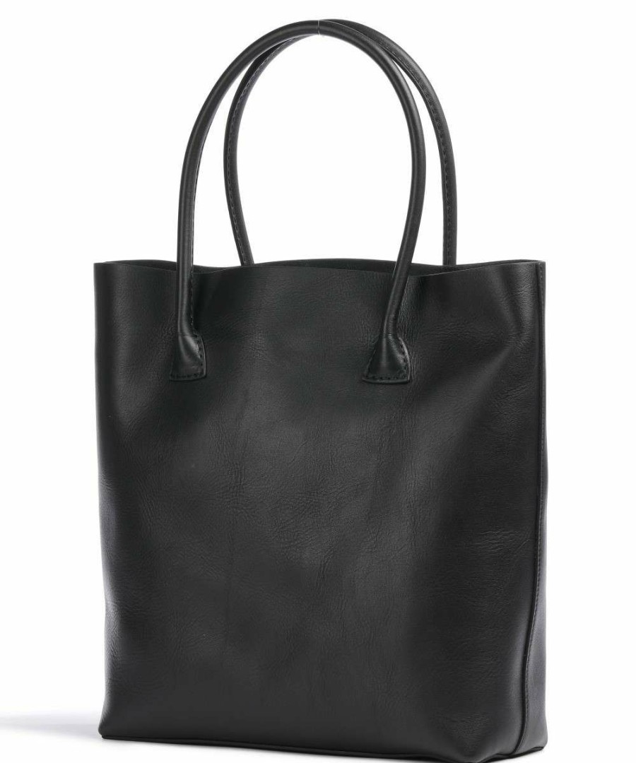 Bags * | Elsa Tote Bag Leather Decadent Copenhagen Best Sellers Black