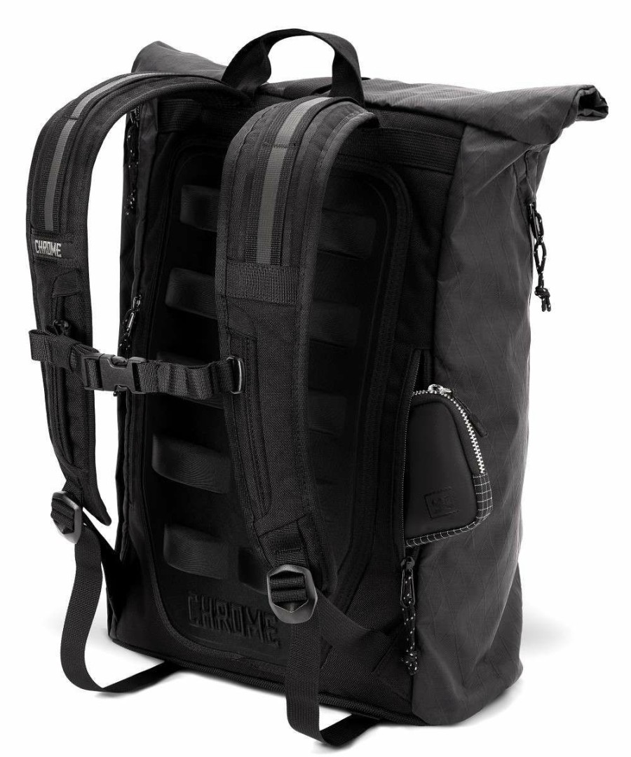 Backpacks * | Yalta 3.0 Rolltop Backpack 15 Nylon Chrome Special Style Black