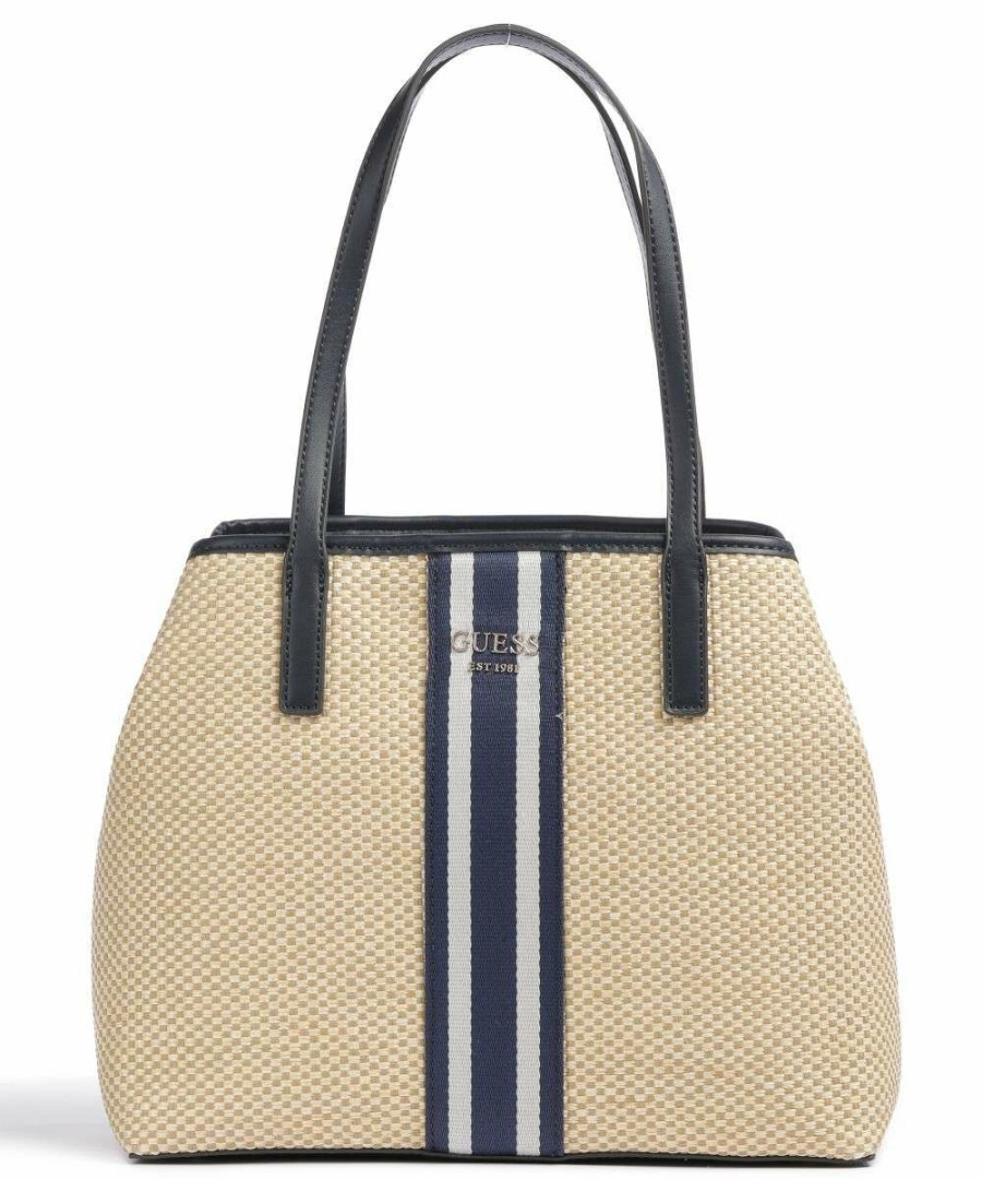 Bags * | Vikky Tote Bag Polyester, Cotton Guess Promotion Nature