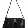 Bags * | Corduroy Ellie Shoulder Bag Cotton Nunoo New Black