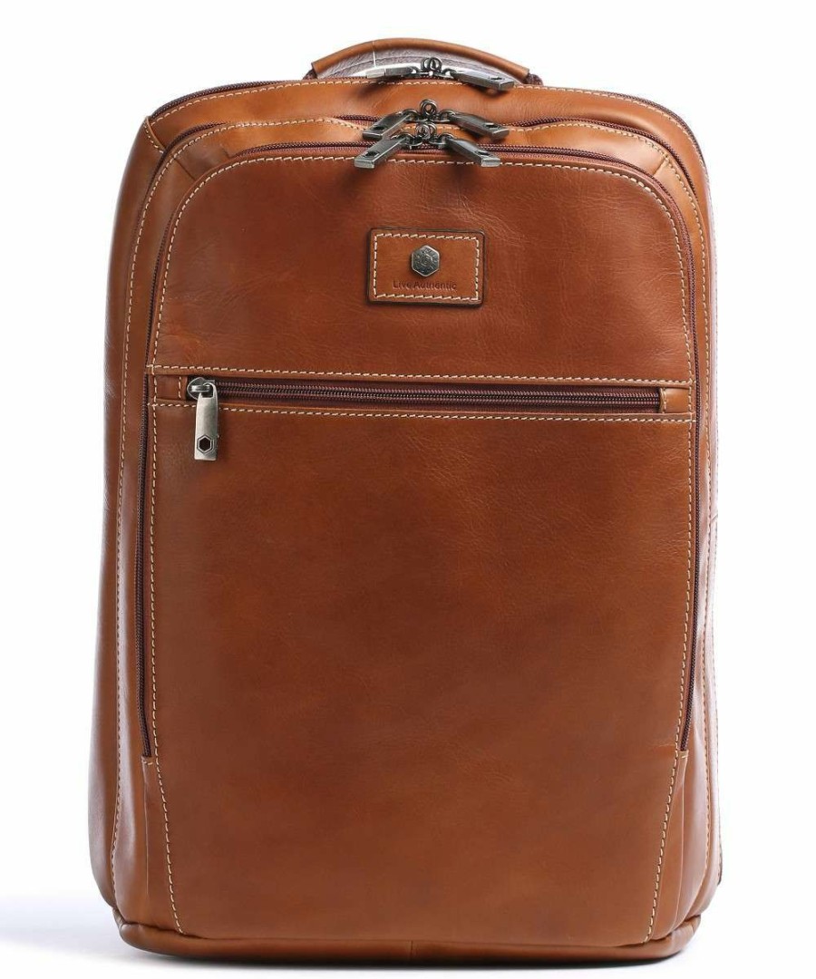 Business & Laptop * | Montana Laptop Backpack 15 Smooth Leather Jekyll & Hide Sale Online Brown