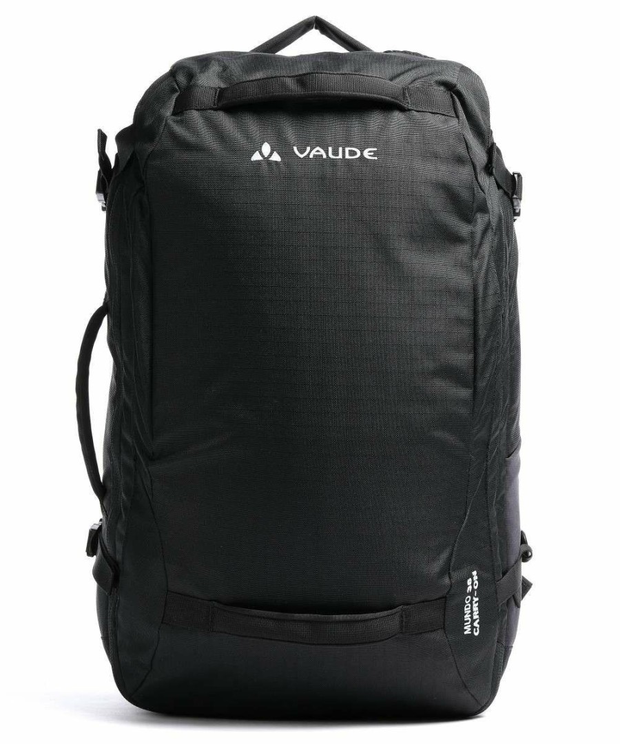 Backpacks * | Mundo 38 Carry-On Travel Backpack 15.6 Recycled Ripstop Polyester Vaude Low Price Black