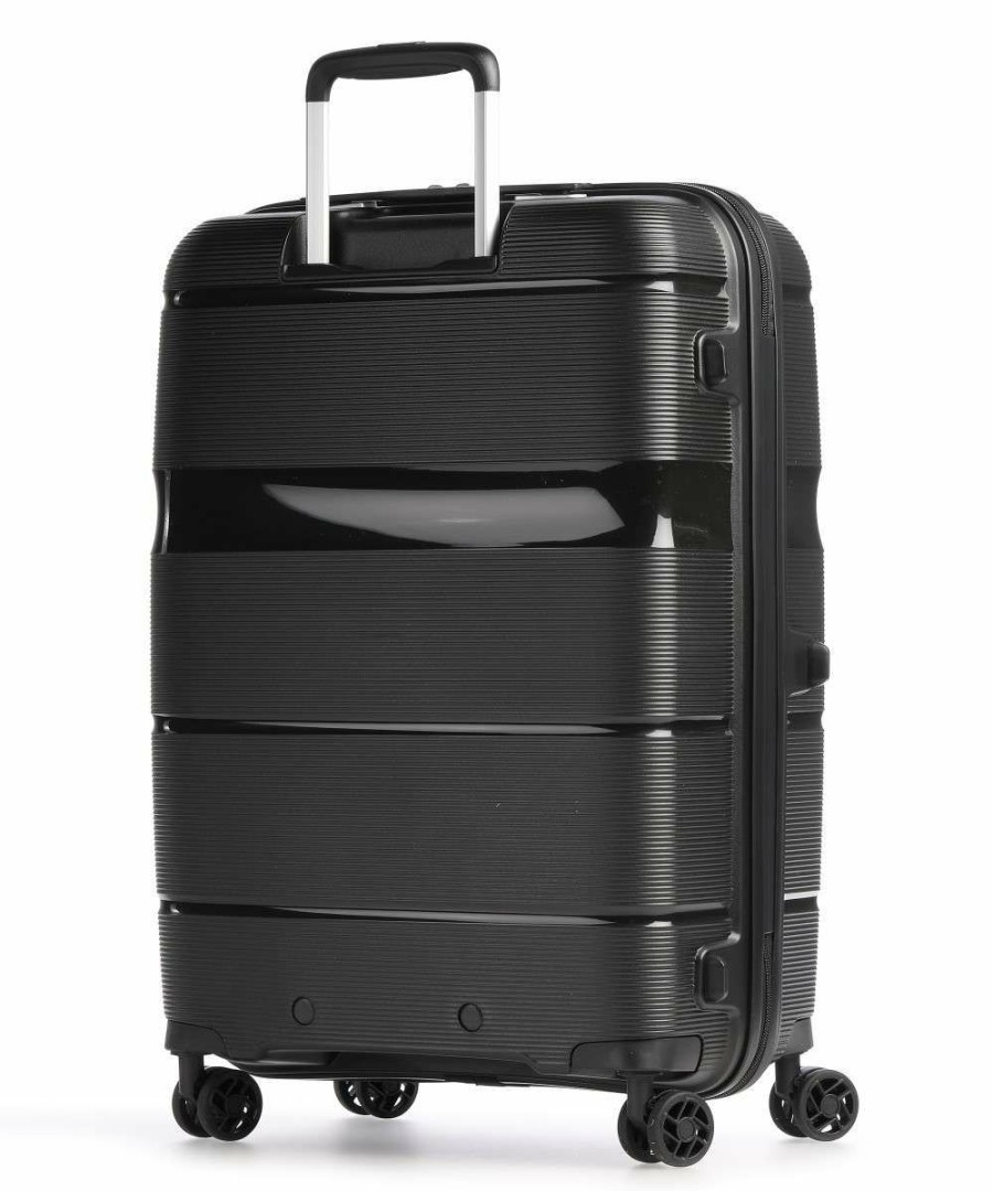 Luggage * | Linex Spinner (4 Wheels) 76 Cm American Tourister Crazy Deals Black