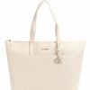 Bags * | Ck Must Mono Tote Bag Synthetic Calvin Klein New Sand