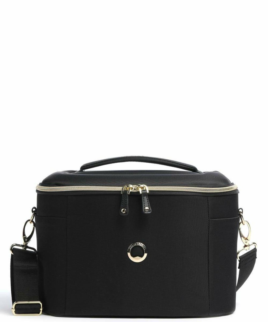 Luggage * | Montrouge Beauty Case 32 Cm Delsey Official Black