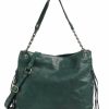 Bags * | Shoulder Bag Grained Cow Leather Campomaggi Official Dark Green