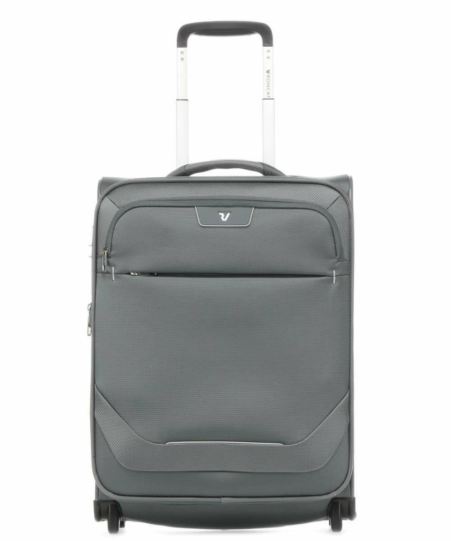 Luggage * | Joy Trolley (2 Wheels) 55 Cm Roncato Official Blue-Grey