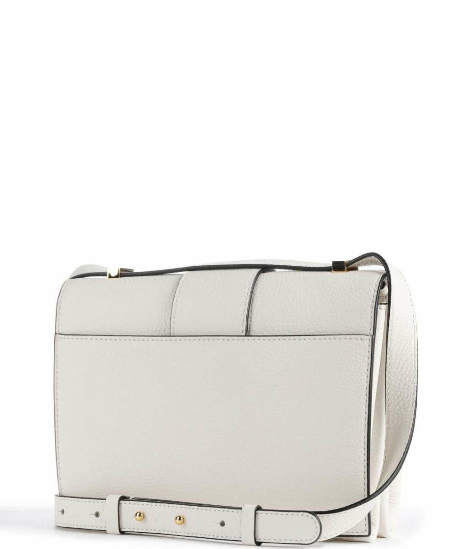 Bags * | Arlettis Crossbody Bag Grained Leather Coccinelle Clearance White