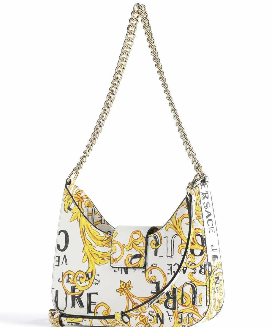 Bags * | Couture 01 Shoulder Bag Synthetic Versace Jeans Couture Discount Sale White