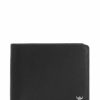 Accessories * | Capri Rfid Wallet Grained Cow Leather Golden Head Special Style Black