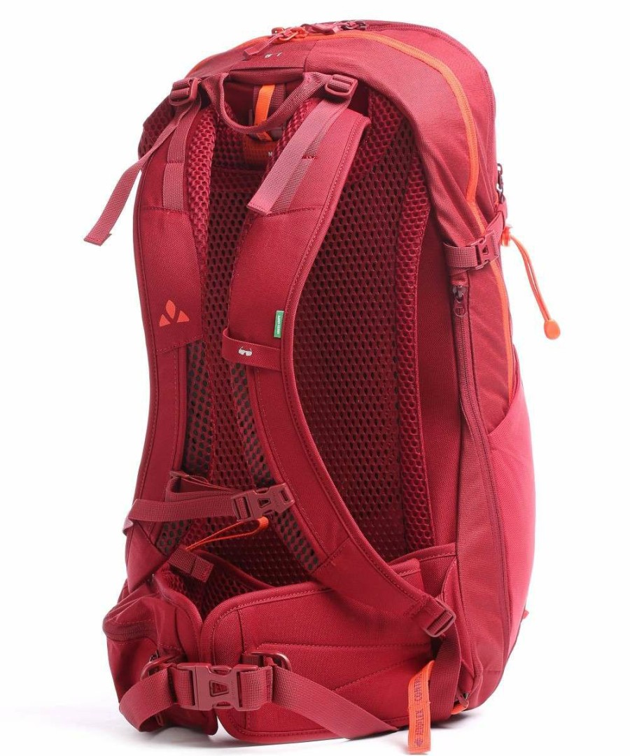 Backpacks * | Wizard 24+4 Backpack Recycled Polyester Vaude Opening Sales Red