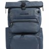 Backpacks * | Gio Backpack 14 Recycled Polyester Piquadro Excellent Quality Dark Blue