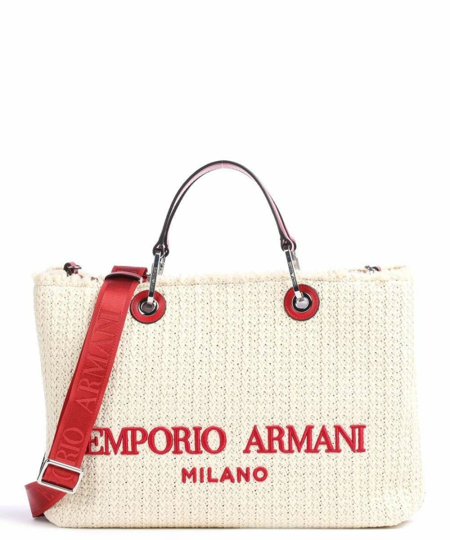 Bags * | Handbag Bast Emporio Armani Official White