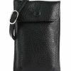 Bags * | Phone Bag Grained Calfskin Gabs Special Style Black