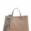 Bags * | My Ea Handbag Synthetic Emporio Armani Clearance Light Brown