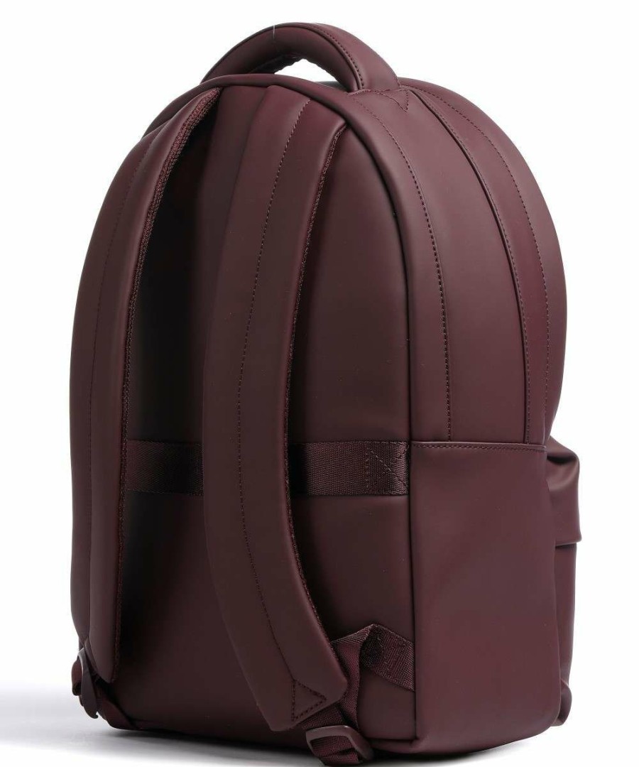 Backpacks * | Lost In Berlin Backpack 15 Polyurethane Lipault Sale Online Bordeaux Red