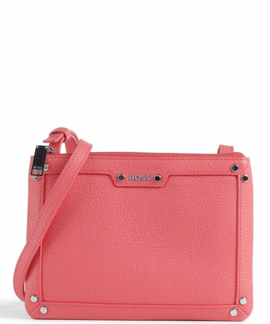 Bags * | Ivy Crossbody Bag Grained Cow Leather Boss Opening Sales Coral