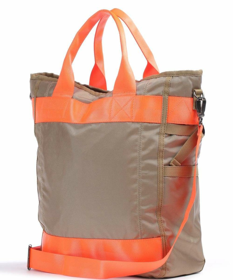 Bags * | Neon Anniehow Good Tote Bag Nylon George Gina & Lucy Sale Online Beige/Orange