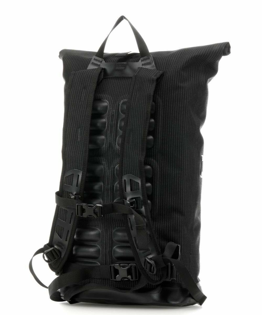 Backpacks * | Commuter-Daypack Urban 21 Rolltop Backpack 15 Nylon Ortlieb Crazy Deals Black