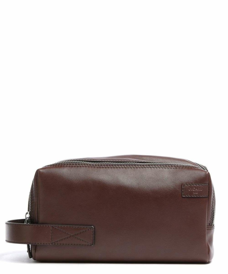 Luggage * | Relaxed Toiletry Bag 25 Cm Picard New Brown