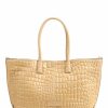 Bags * | Croco Chelsea M Tote Bag Leather Liebeskind Discount Online Sand