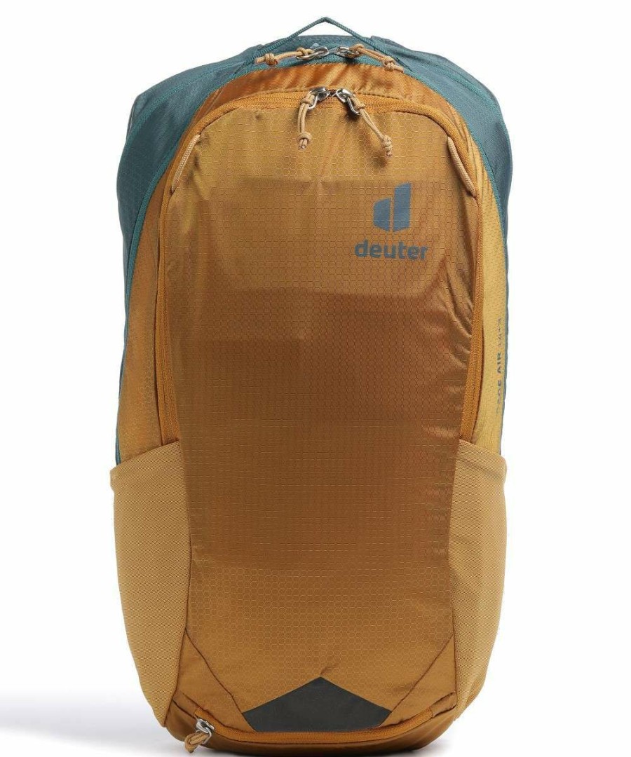 Backpacks * | Race Air 14+3 Cycling Backpack Recycled Polyamide Deuter Discount Online Yellow