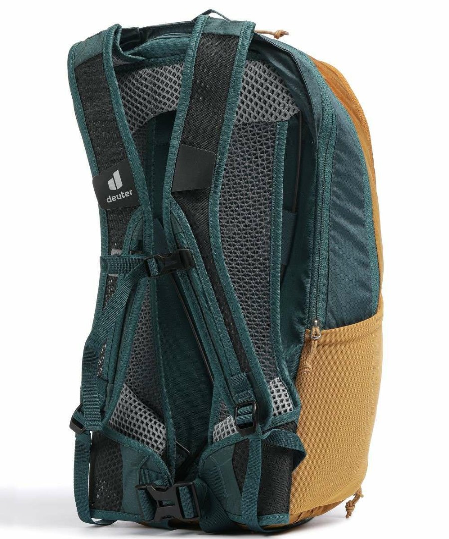 Backpacks * | Race Air 14+3 Cycling Backpack Recycled Polyamide Deuter Discount Online Yellow