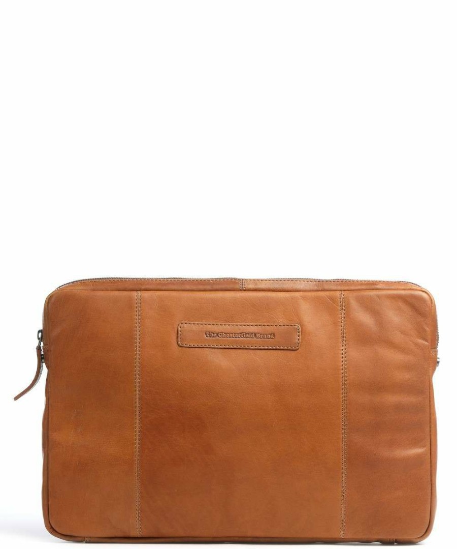 Business & Laptop * | Memphis Laptop Bag 42 Pull-Up Cow Leather The Chesterfield Brand Cheap Cognac