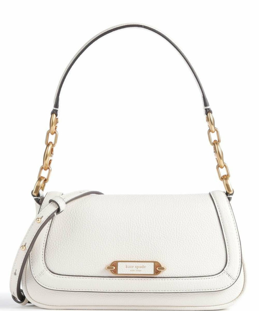 Bags * | Gramercy Shoulder Bag Grained Leather Kate Spade New York New Ivory