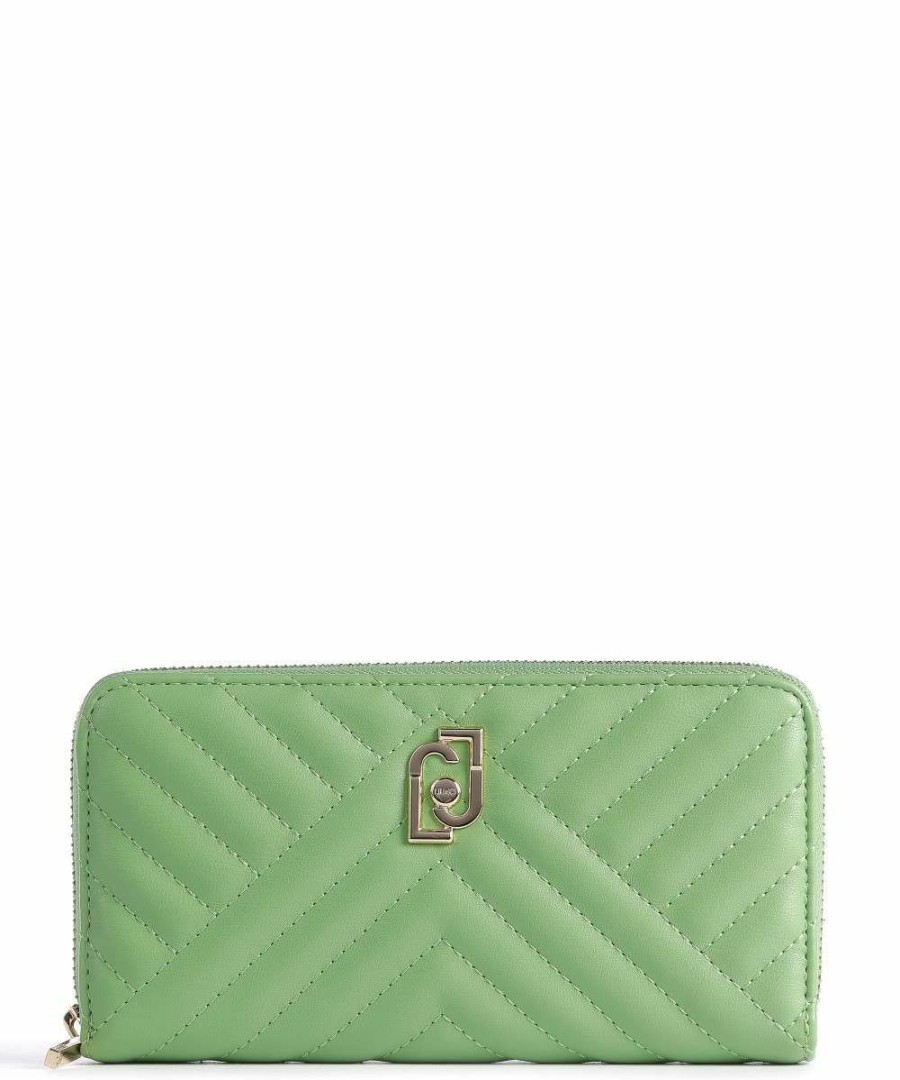 Accessories * | Achala Rfid Wallet Synthetic Liu Jo Discount Sale Light Green