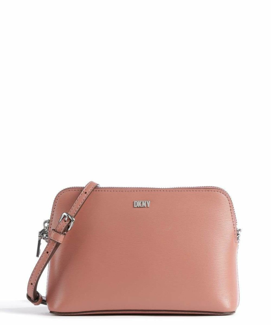 Bags * | Bryant Shoulder Bag Cow Leather Dkny Sale Online Platino