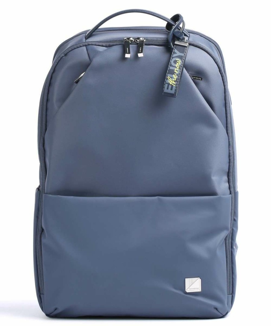 Backpacks * | Workationist Laptop Backpack 15 Synthetic, Recycled Polyester Samsonite Clearance Blue-Grey