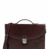 Business & Laptop * | Oxford Laptop Bag 13 Smooth Cow Leather Jekyll & Hide Best Sellers Dark Brown