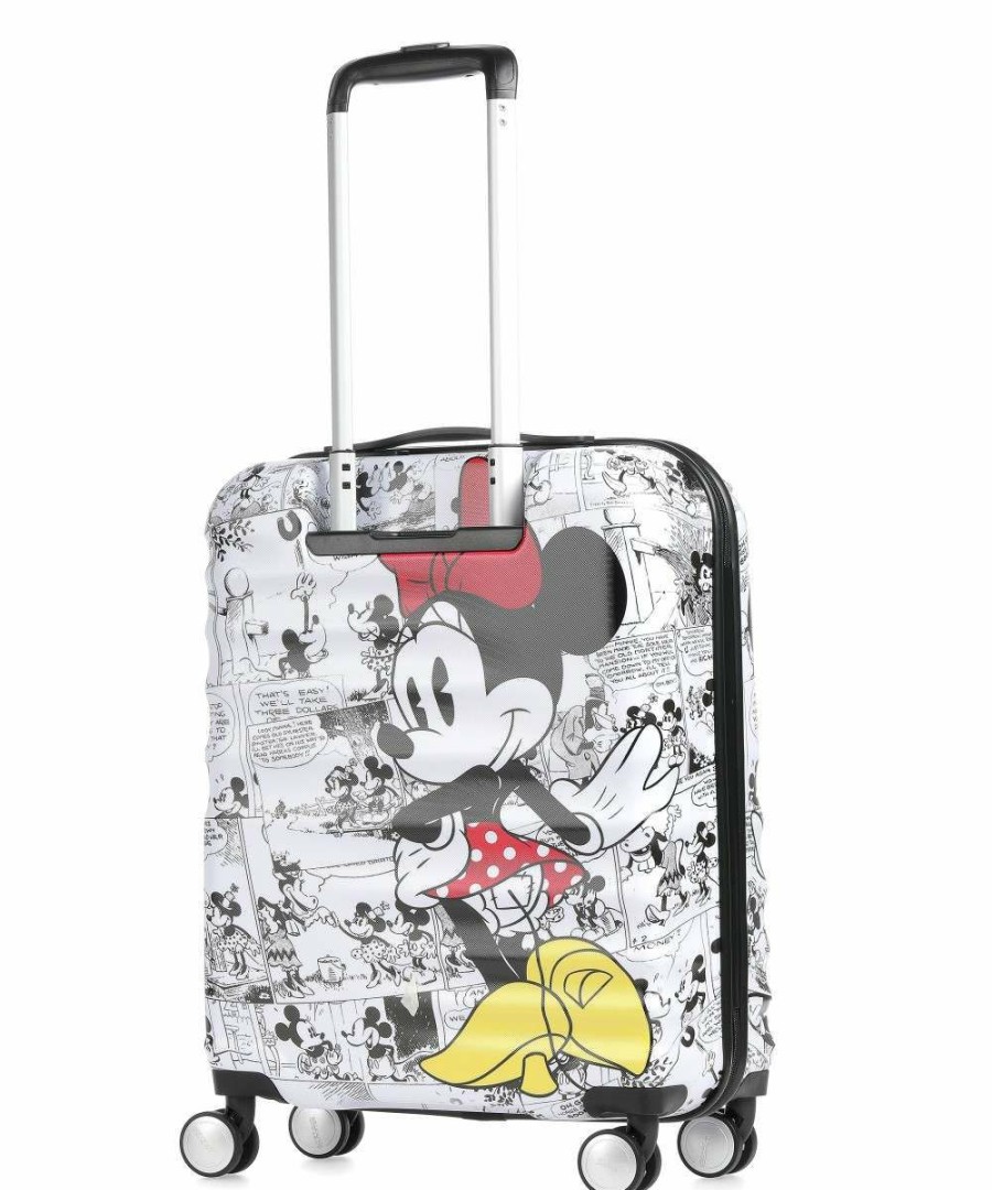 Luggage * | Wavebreaker Disney Spinner (4 Wheels) 55 Cm American Tourister Exclusive Design White