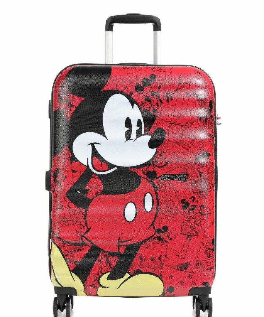 Luggage * | Wavebreaker Disney Spinner (4 Wheels) 67 Cm American Tourister Sale Online Red