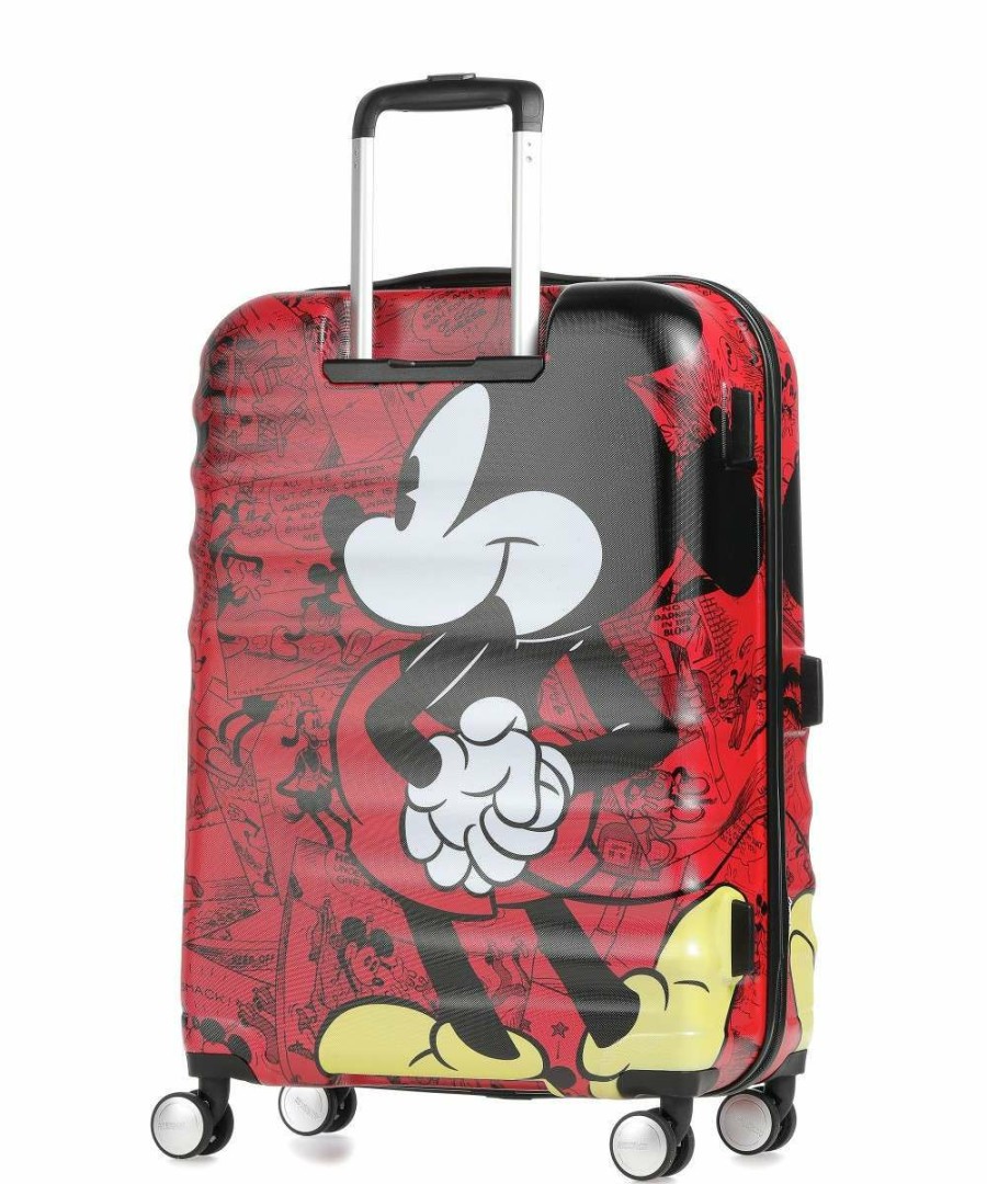 Luggage * | Wavebreaker Disney Spinner (4 Wheels) 67 Cm American Tourister Sale Online Red