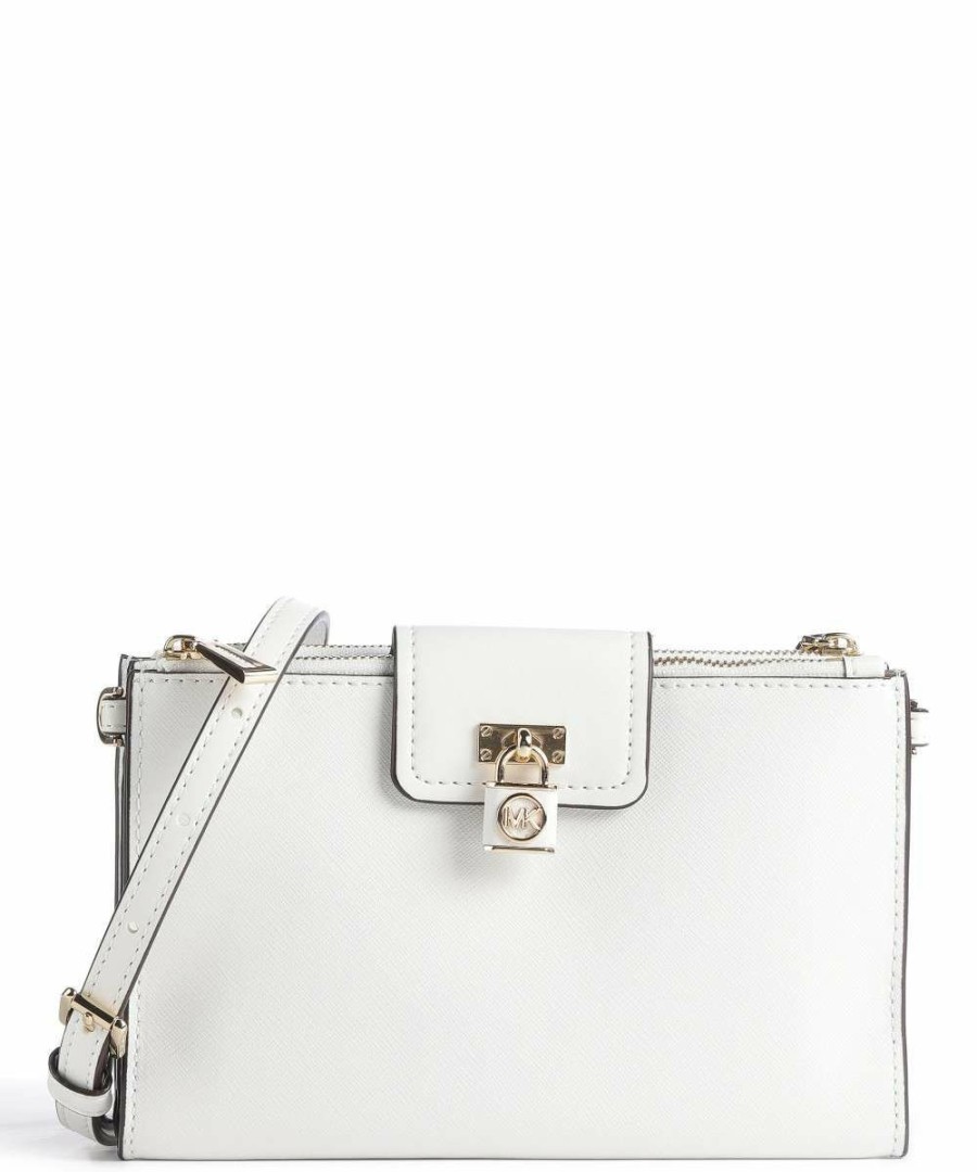 Bags * | Ruby Crossbody Bag Saffiano Cow Leather Michael Kors New White