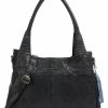 Bags * | Walfischgasse 7 Tote Bag Sheepskin Leather Taschendieb Wien New Black